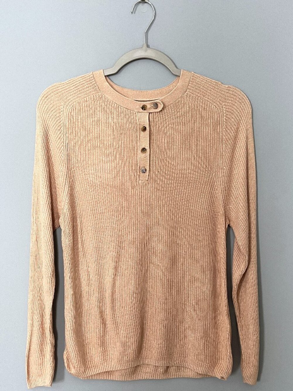 Banana Republic Silk-Blend Sweater (Peach) M